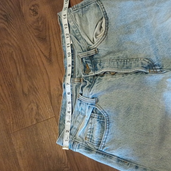 J. Galt Blue Light Wash High Waisted Straight Leg Jeans A42 - Picture 5 of 6